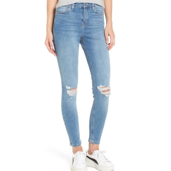 moto jamie high waist skinny jeans